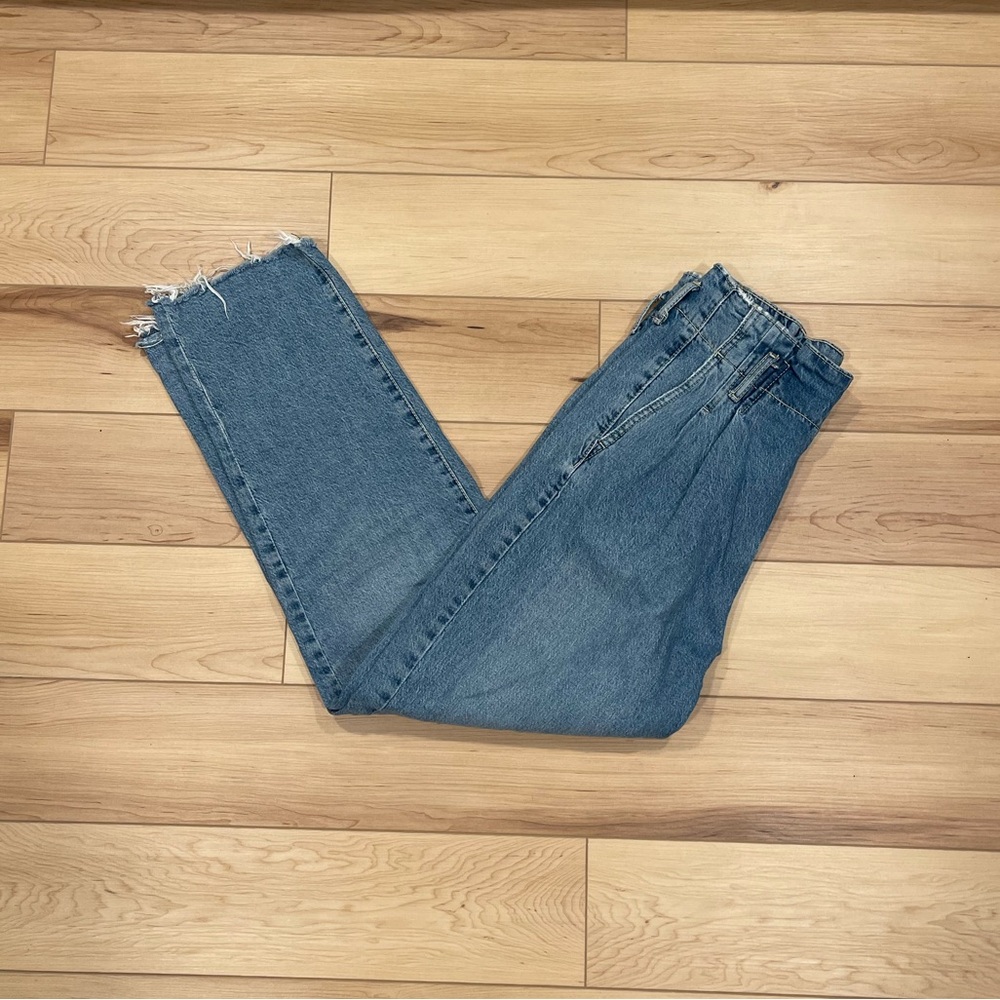 garage blue jeans